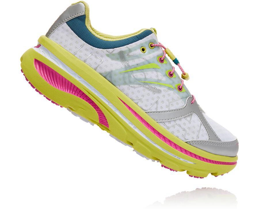 Hoka One One Koşu Ayakkabısı Kadın Beyaz - Ov X Bondi B - TC5230184